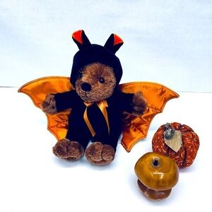TABLEAU Halloween DevilBear & Apple Pumpkin
